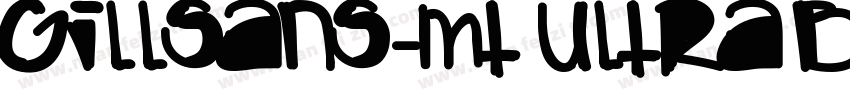 gillsans-mt ultra bo字体转换